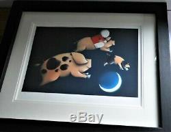 Doug Hyde Framed Limited Edition Pigs might fly
