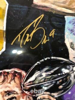 Drew Brees Autographed Limited Edition Fine Art Print Signed Saints