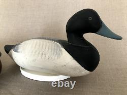 Duck Decoy, Bluebill pair, R. Madison Mitchell, Havre de Grace, 1972. Signed