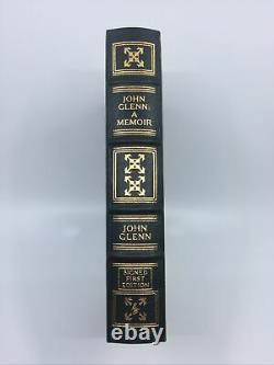 EASTON PRESS Memoir John Glenn SIGNED First 1st Leather Astronaut NASA Mercury