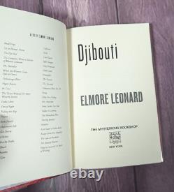 ELMORE LEONARD Signed DJIBOUTI Limited Edition LETTERED #I Mysterious Bookshop