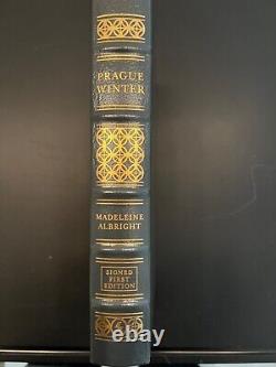 Easton Press Prague Winter by Madeleine Albright Signed First Edition