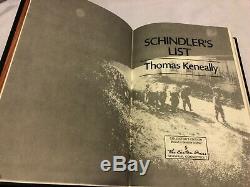 Easton Press SCHINDLERS LIST Thomas Keneally Holocaust Germany SIGNED FIRST ED