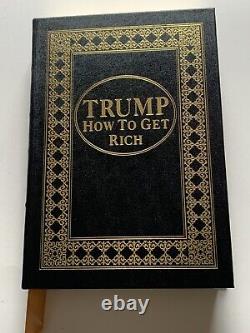 Easton Press Signed Edition President Donald J. Trump HOW TO GET RICH w COA