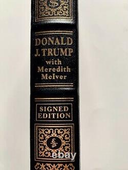 Easton Press Signed Edition President Donald J. Trump HOW TO GET RICH w COA