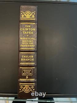 Easton Press The Clinton Tapes by Taylor Branch Signed First Edition