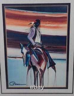 Ed Posa Looking Back Print Signed Autograph LIMITED EDITION Gift By Artist