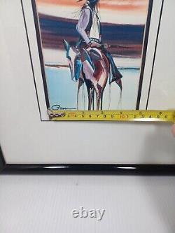 Ed Posa Looking Back Print Signed Autograph LIMITED EDITION Gift By Artist