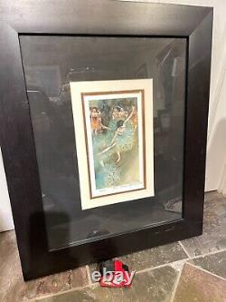 Edgar Degas Limited Edition Print of Ballet Dancers, Signed and Framed