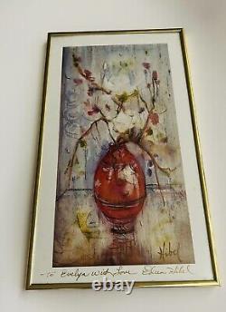 Edna Hibel Limited Edition Spring Blossoms Lithograph Signed Numbered 193