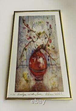 Edna Hibel Limited Edition Spring Blossoms Lithograph Signed Numbered 193