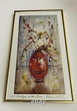 Edna Hibel Limited Edition Spring Blossoms Lithograph Signed Numbered 193