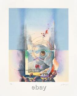 Eduardo Naranjo signed limited edition original art print silkscreen New York 10