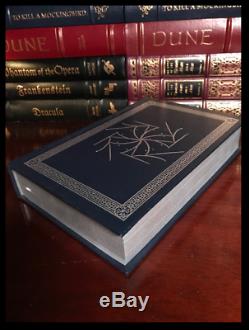 Elantris SIGNED by BRANDON SANDERSON New Deluxe Leather Bound Gift Hardback