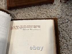 Elbert Hubbard three Special Edition, Limited Print. Two signed by Author