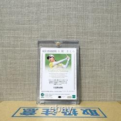Epoch 2022 JLPGA Kozai Sakura Autographed Limited Edition Golf Card 1/57