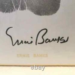 Ernie Banks Limited Edition Handprint Autograph