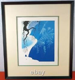 Eyvind Earle Limited Edition Signed & Numbered #50/300 Big Sur & Branch Framed