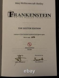 FRANKENSTEIN THE DOCTOR EDITION Mary Shelley Amaranthine Books Limited Edition