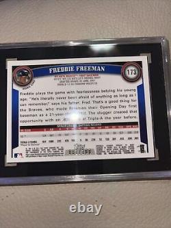 FREDDIE FREEMAN 2011 Topps Chrome BLACK Refractor AUTO /100 Braves rc Autograph