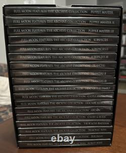 FULL MOON Archive Collection (18 DVD Box Set) Charles Band SIGNED #239/900