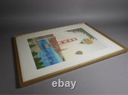 Fanch Ledan Golden Gate Bridge Lithograph Print Limited Edition Autographed
