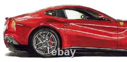 Ferrari F12 GCF-518 & F1 Limited Edition Autographed 300 Copies Set