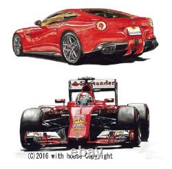 Ferrari F12 GCF-518 & F1 Limited Edition Autographed 300 Copies Set
