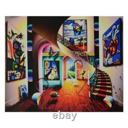 Ferro Surreal Room with Dali Limited Edition Giclee on Canvas Signed