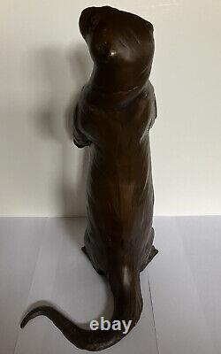 Forest Hart Bronze Sculpture River Otter Limited Edition signed 5/12 1992