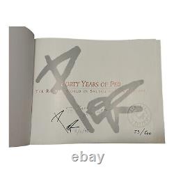 Forty Years of Peb SIGNED & Personalized Hardcover Limited Edition 59/500
