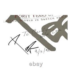 Forty Years of Peb SIGNED & Personalized Hardcover Limited Edition 59/500