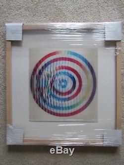 Framed Agamograph GALAXY 1 by Yaacov Agam Signed Numbered Limited Edition