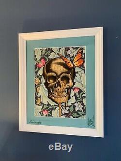 Framed Limited Edition Art Print By Dan gold not Banksy, Damien Hirst