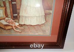 Framed Rare Limited Edition Signed Art Print By Paula Vaughan #370/725