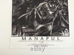 Francis Manapul Signed Limited Edition Batman Art Print RARE # 5 of 100