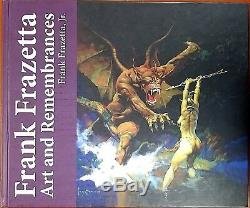 Frank Frazetta Art and Remembrances Limited Edition of 1000 Hardcover NEW Signed