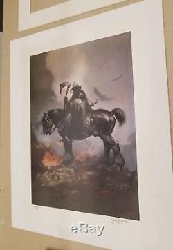 Frank Frazetta Death Dealer Limited Edition Print Signed & Numbered Circa 1980