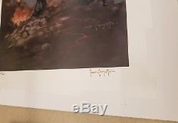 Frank Frazetta Death Dealer Limited Edition Print Signed & Numbered Circa 1980