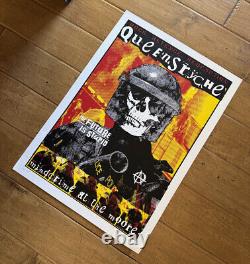 Frank Kozik SIGNED 17x24 Queensryche Anarchy Giclee Print PP LE 5 AUTOGRAPHED