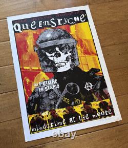 Frank Kozik SIGNED 17x24 Queensryche Anarchy Giclee Print PP LE 5 AUTOGRAPHED