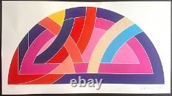 Frank Stella Lithograph (COA Original Signed Pen) Numbered Pencil