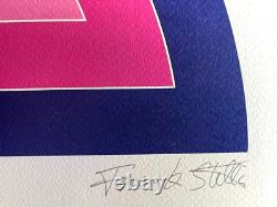 Frank Stella Lithograph (COA Original Signed Pen) Numbered Pencil