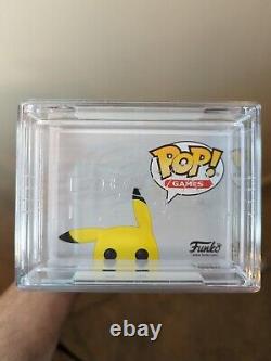 Funko Pop Pokemon Limited Edition Diamond Pikachu Signed Sarah Natochenny PSA 10