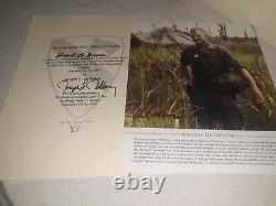 GENERAL HAROLD MOORE & GALLOWAY Signed Book, Photo & Page We Were Soldiers Once