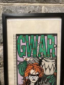 GWAR -Gwarmageddon Tour 1999 Original Limited Edition Signed, Numbered Poster
