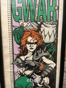 GWAR -Gwarmageddon Tour 1999 Original Limited Edition Signed, Numbered Poster