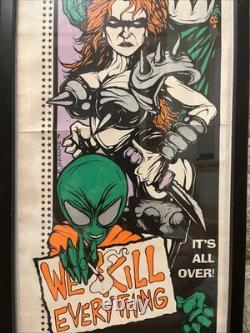 GWAR -Gwarmageddon Tour 1999 Original Limited Edition Signed, Numbered Poster