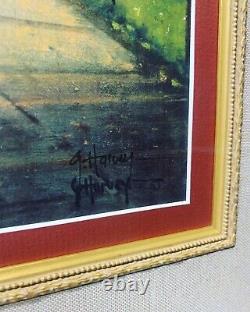 G. Harvey Signed Limited Edition Print 1600 Pennsylvania Ave. 344/1250 Framed