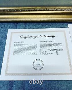 G. Harvey Signed Limited Edition Print 1600 Pennsylvania Ave. 344/1250 Framed